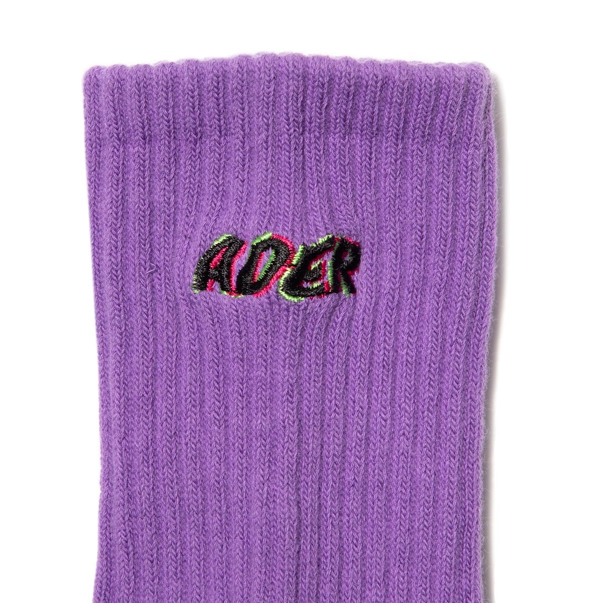 Ader Error Bags & Accessories PURPLE / O/S ADER EMBROIDERY SOCKS