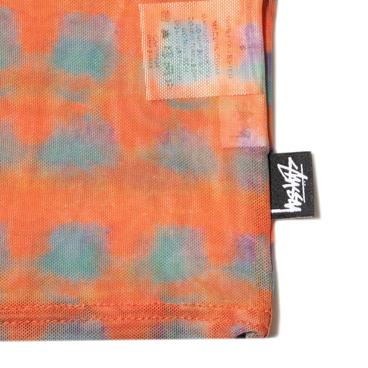 Stüssy T-Shirts WOMEN'S PRINTED PLAID MESH TEE