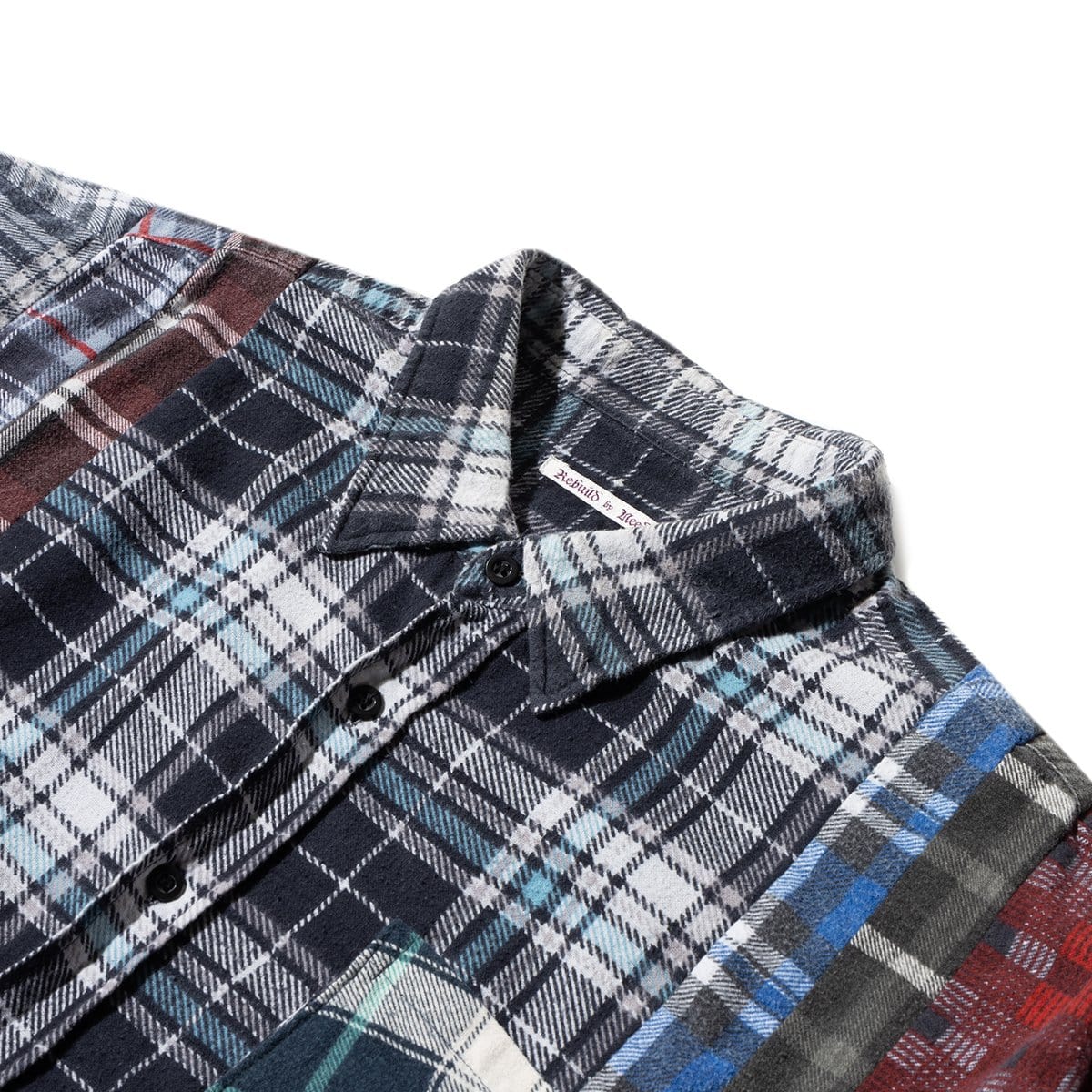 Needles Shirts ASSORTED / O/S FLANNEL SHIRT - WIDE 7 CUTS SHIRT SS20 27