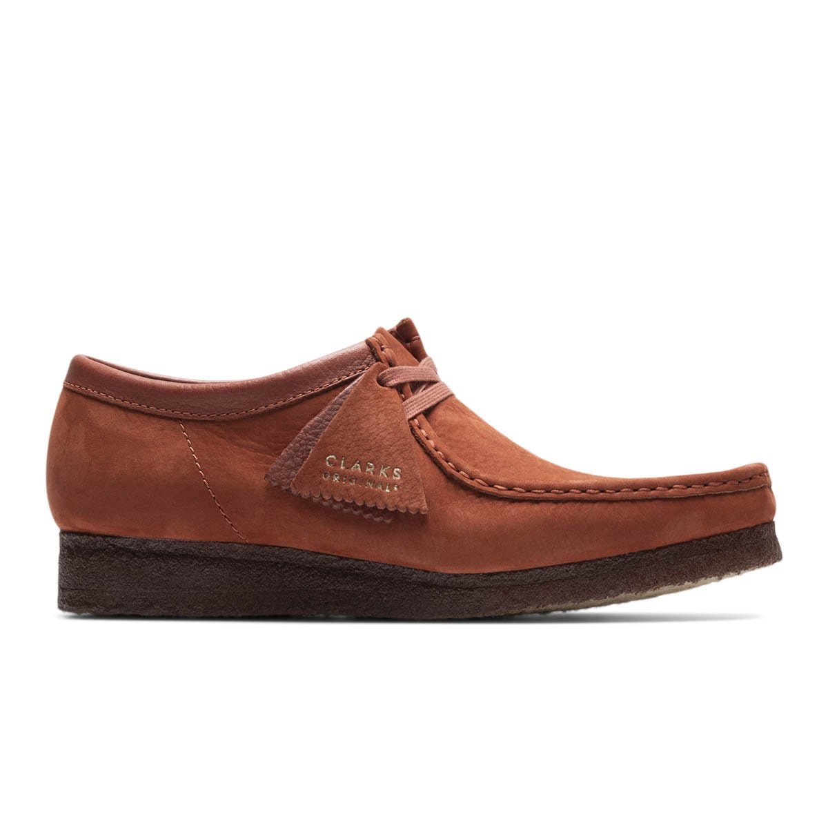 Burgundy clarks wallabee on sale