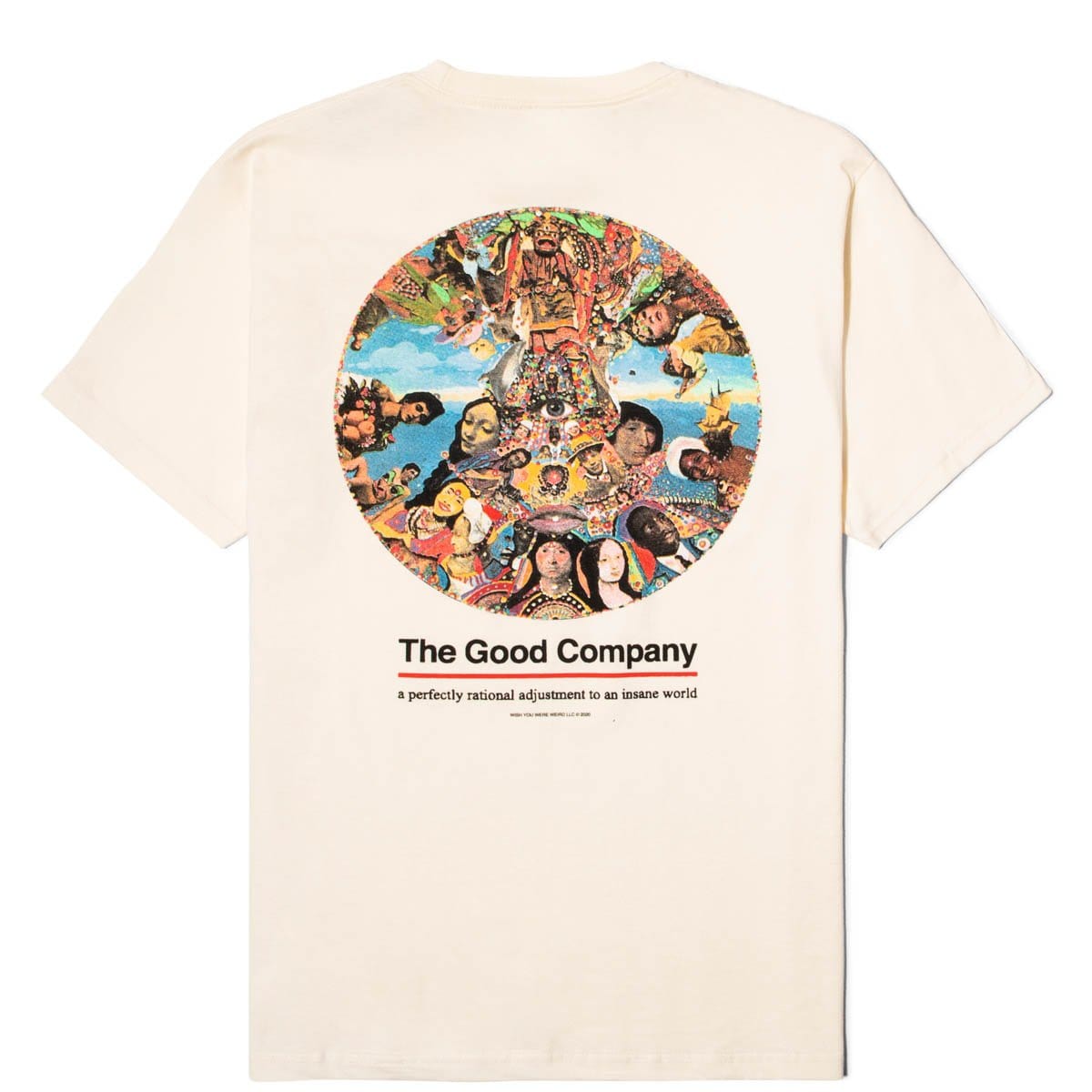 INSANITY TEE CREAM / MULTICOLOR M TGCSP2009