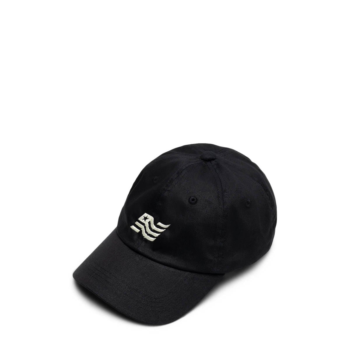 Nonnative Headwear BLACK / OS DWELLER 6P CAP "FLAG" COTTON TWILL