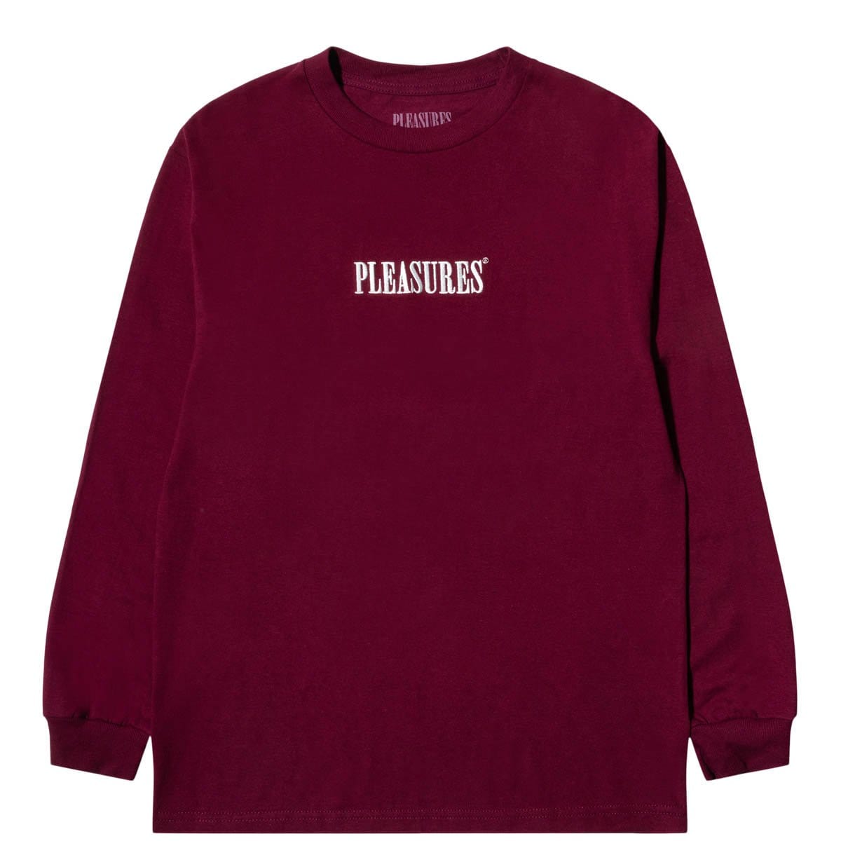 Pleasures T-Shirts CORE EMBROIDERED LONG SLEEVE T-SHIRT