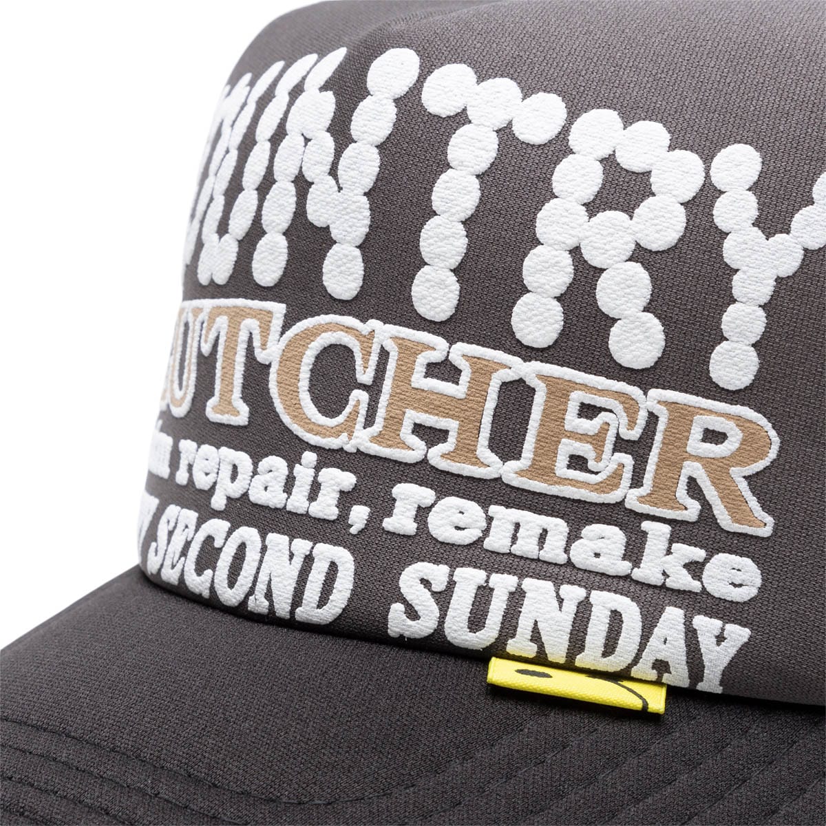 Kapital Headwear GREY/BLACK / O/S KOUNTRY PEARL CLUTCHER TRUCK CAP