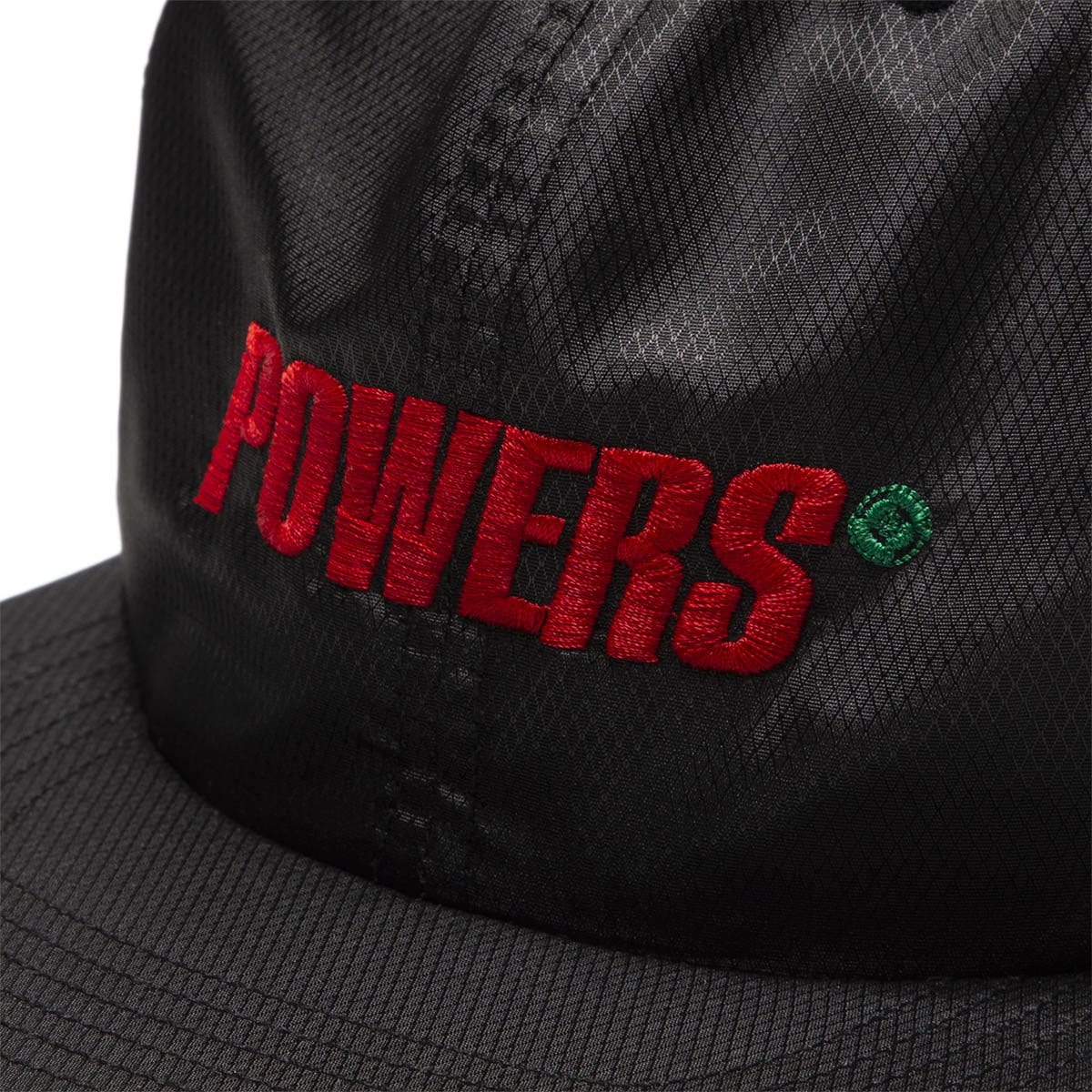 POWERS Headwear BLACK / O/S / PS0614 SPELLOUT DIAMOND RIPSTOP CAP