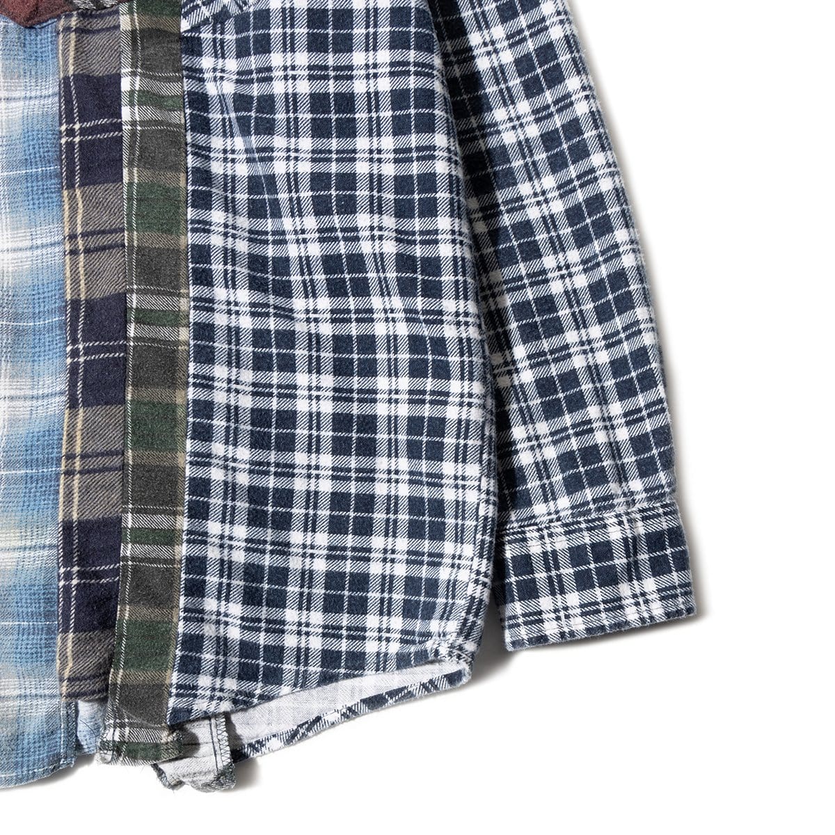 Needles Shirts ASSORTED / O/S FLANNEL SHIRT - WIDE 7 CUTS SHIRT SS20 18
