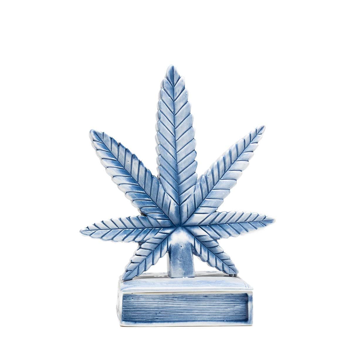 YEENJOY Bags & Accessories PORCELAIN / O/S CANNABIS LEAF INCENSE CHAMBER