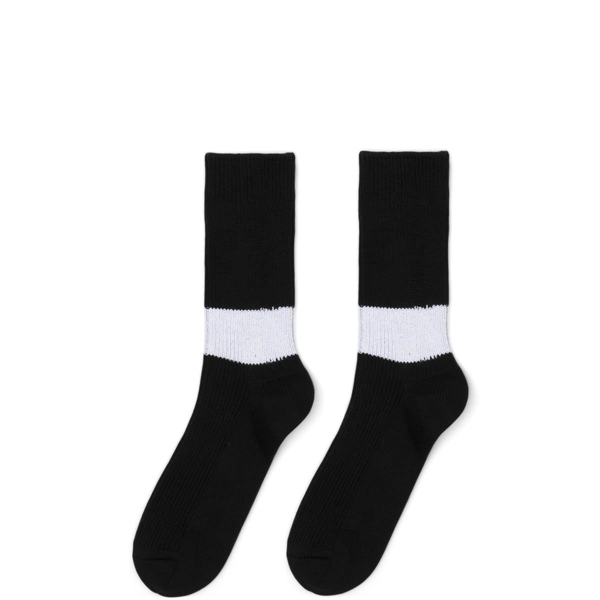 Neighborhood Socks BLACK / O/S RIB LINE / CA-SOCKS