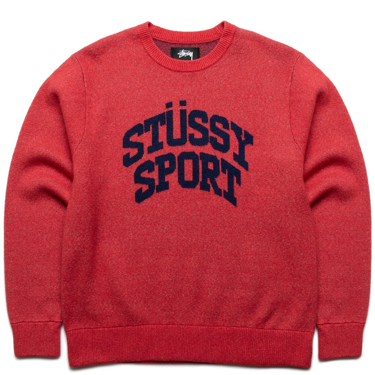 Stussy best sale red sweatshirt