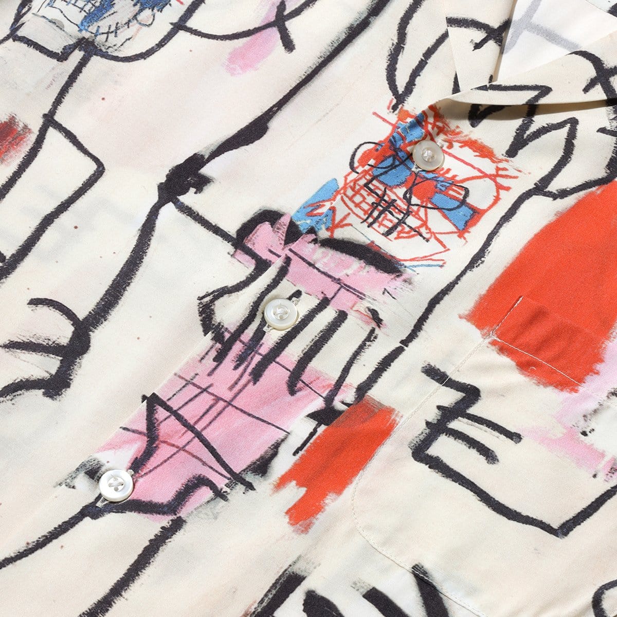 Wacko Maria Shirts BASQUIAT / SS HAWAIIAN SHIRT (TYPE-3)