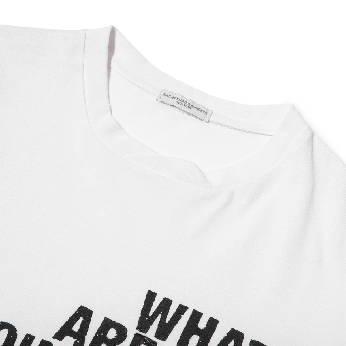 Engineered Garments T-Shirts CROSS CREW NECK T-SHIRT