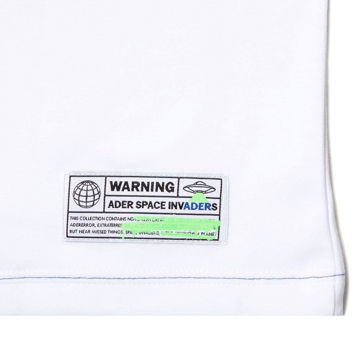 Ader Error T-Shirts SEMI-OVERSIZED CROP TOP