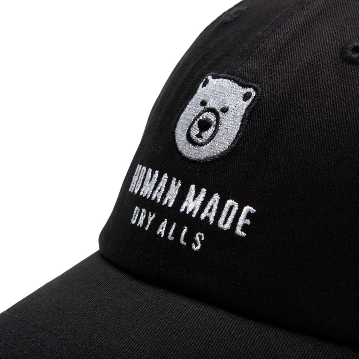 Human Made Headwear BLACK / O/S 6PANEL TWILL CAP #1