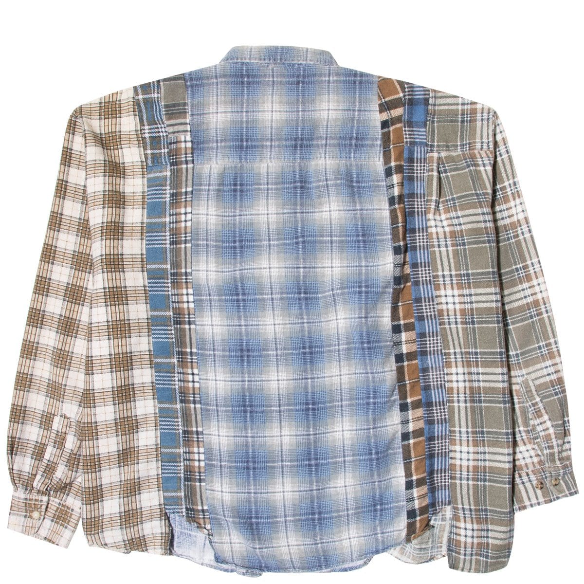 Needles Shirts ASSORTED / O/S FLANNEL SHIRT - WIDE 7 CUTS SHIRT SS20 2