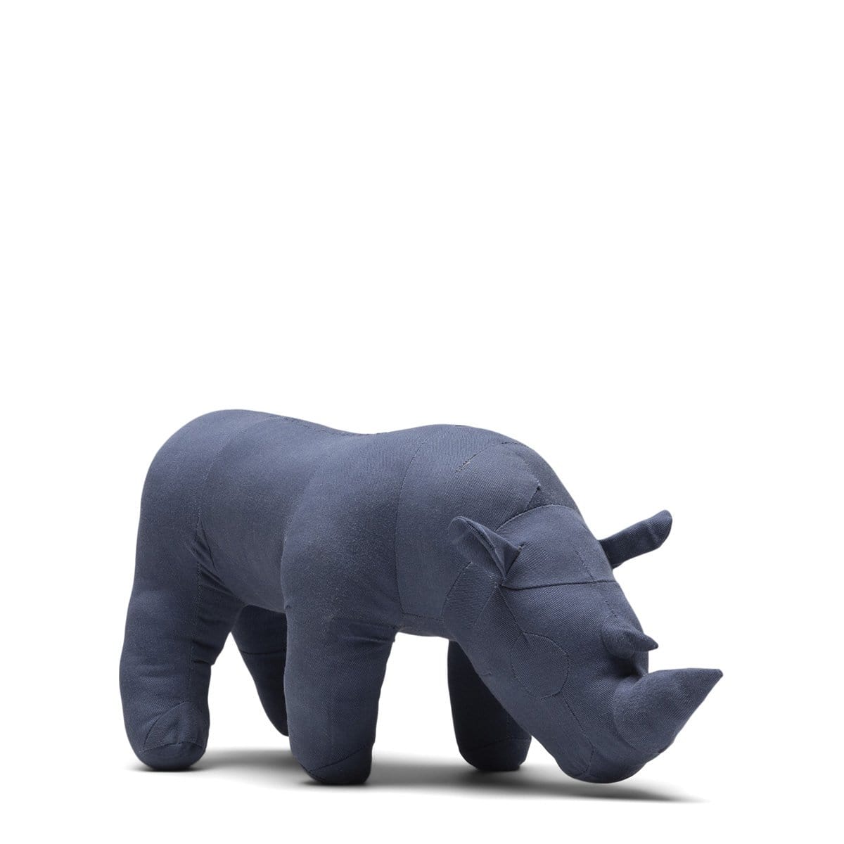 PUEBCO Odds & Ends MULTI / O/S VINTAGE FABRIC STUFFED ANIMAL: RHINO