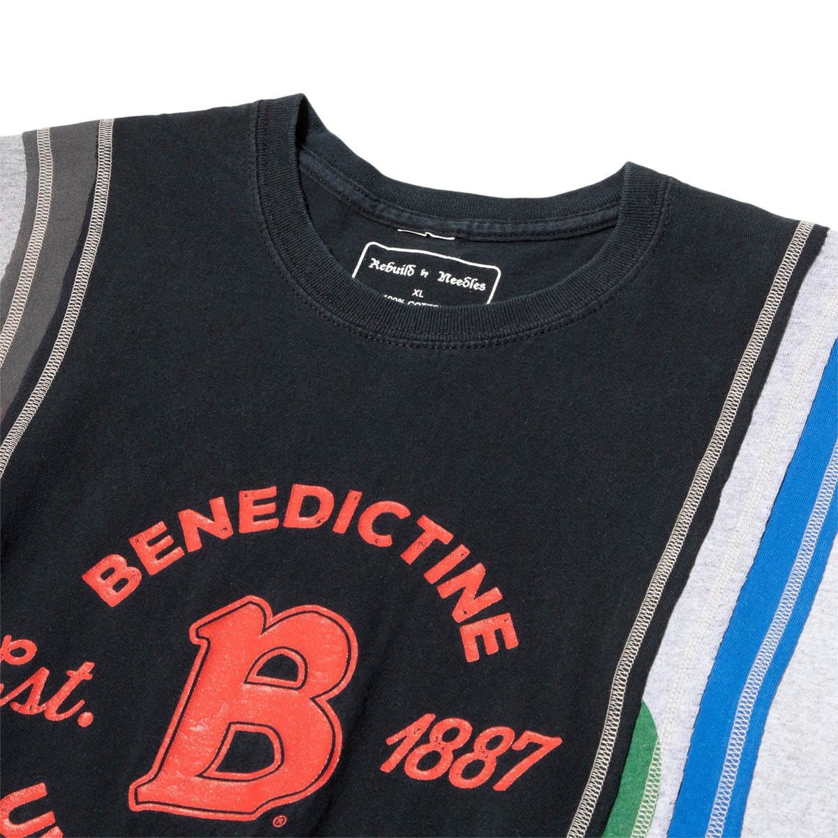 Needles T-Shirts ASSORTED / XL 7 CUTS SS TEE COLLEGE SS21 90