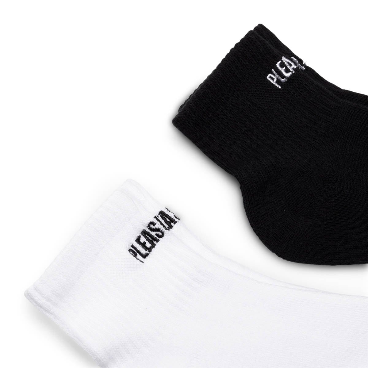 Pleasures Socks BLACK/WHITE / O/S SOCKS - 2 PACK