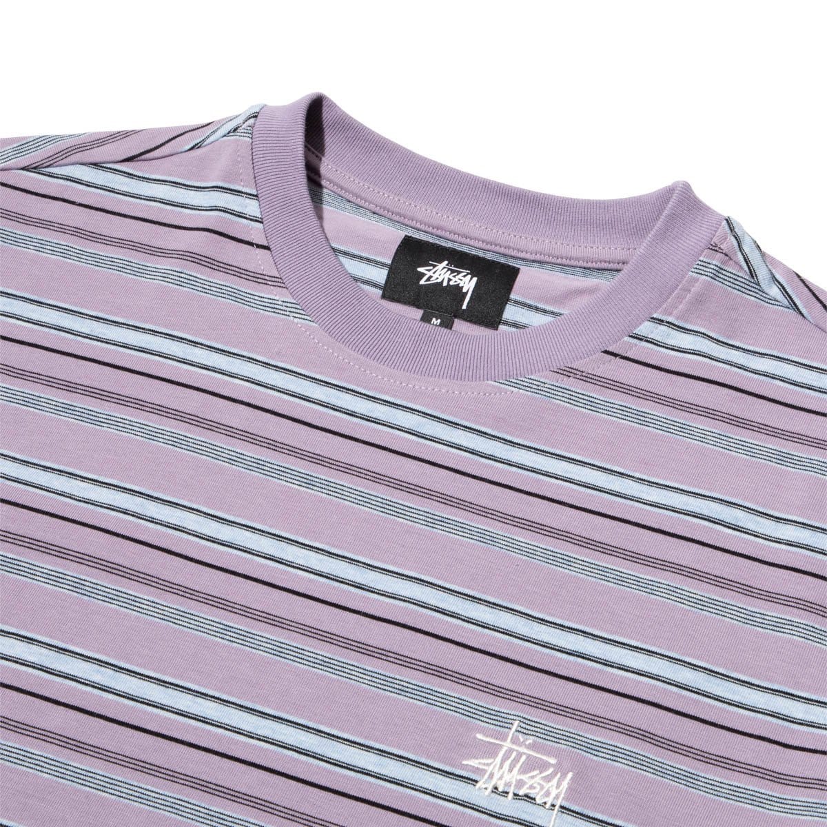 Stüssy T-Shirts HEATHER STRIPE CREW