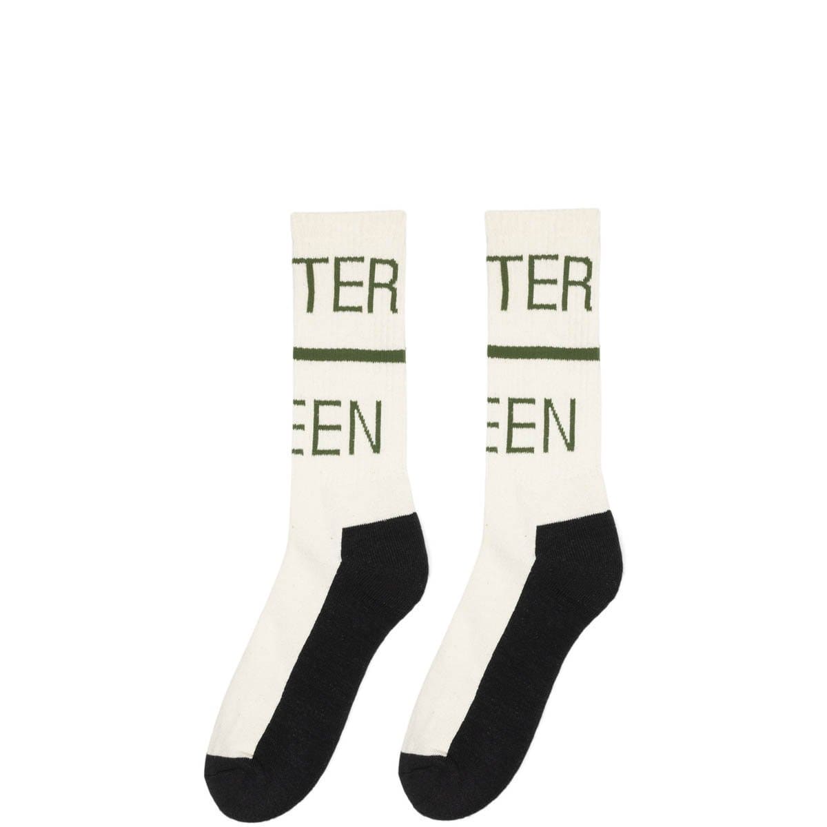 Mister Green SWISS WORDMARK SOCKS WHITE