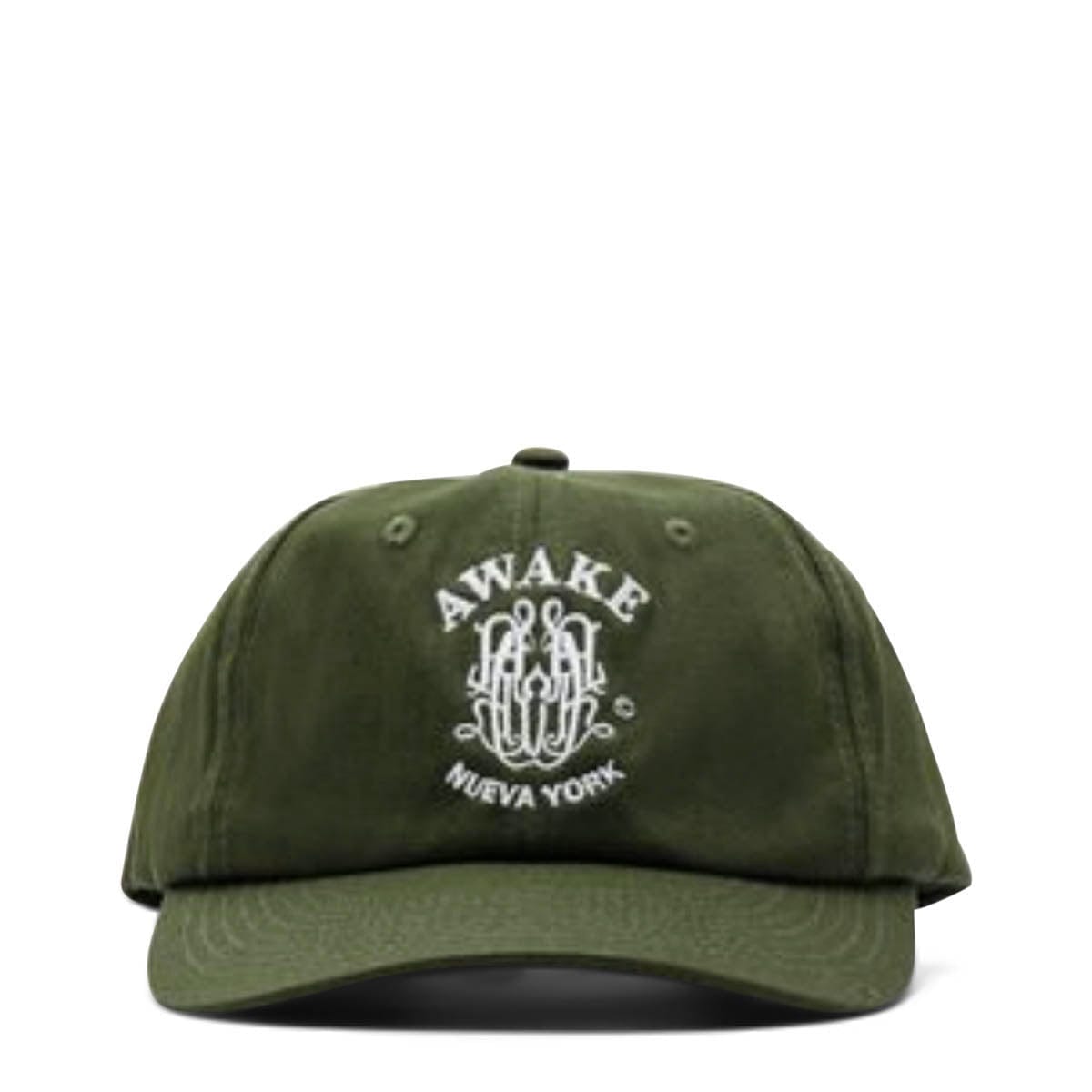 NUEVA YORK CREST AWAKE 6 PANEL HAT FOREST GREEN Bodega