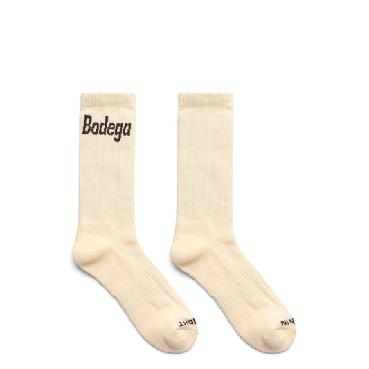 Bodega Socks CREAM / O/S LOGO SOCK