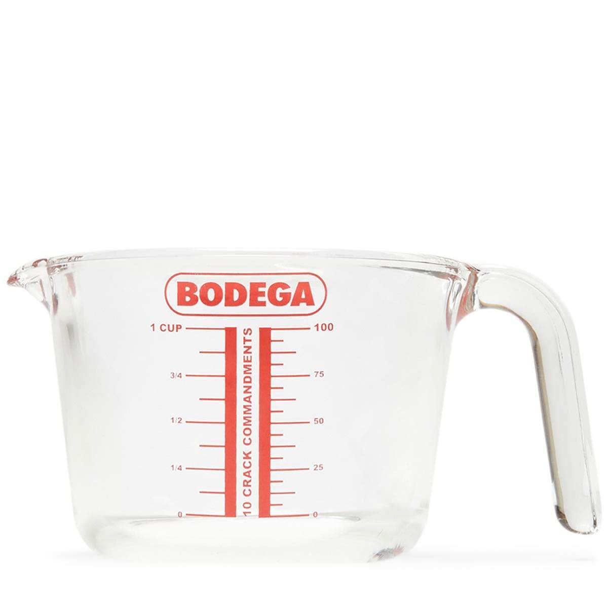Bodega Home CLEAR / O/S MEASURING MUG