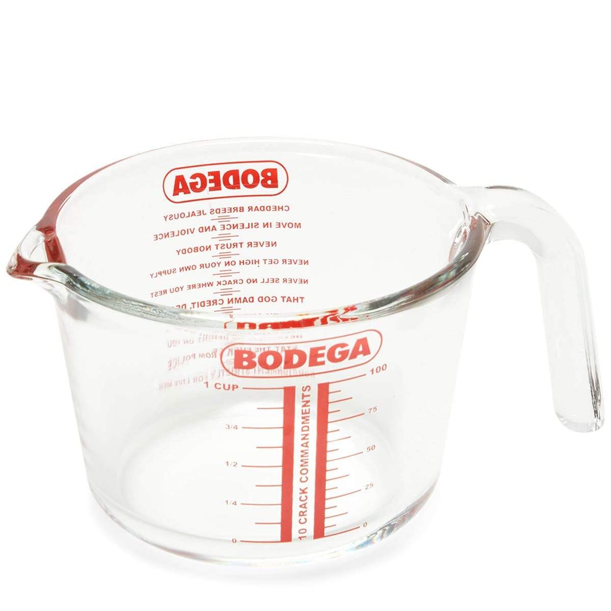 Bodega Home CLEAR / O/S MEASURING MUG