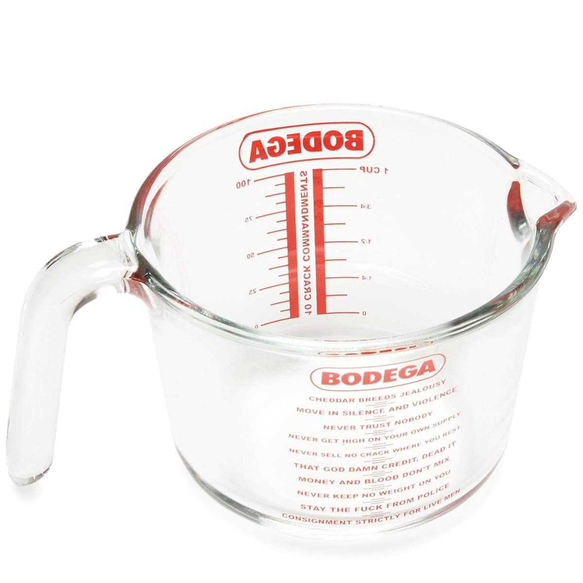 Bodega Home CLEAR / O/S MEASURING MUG