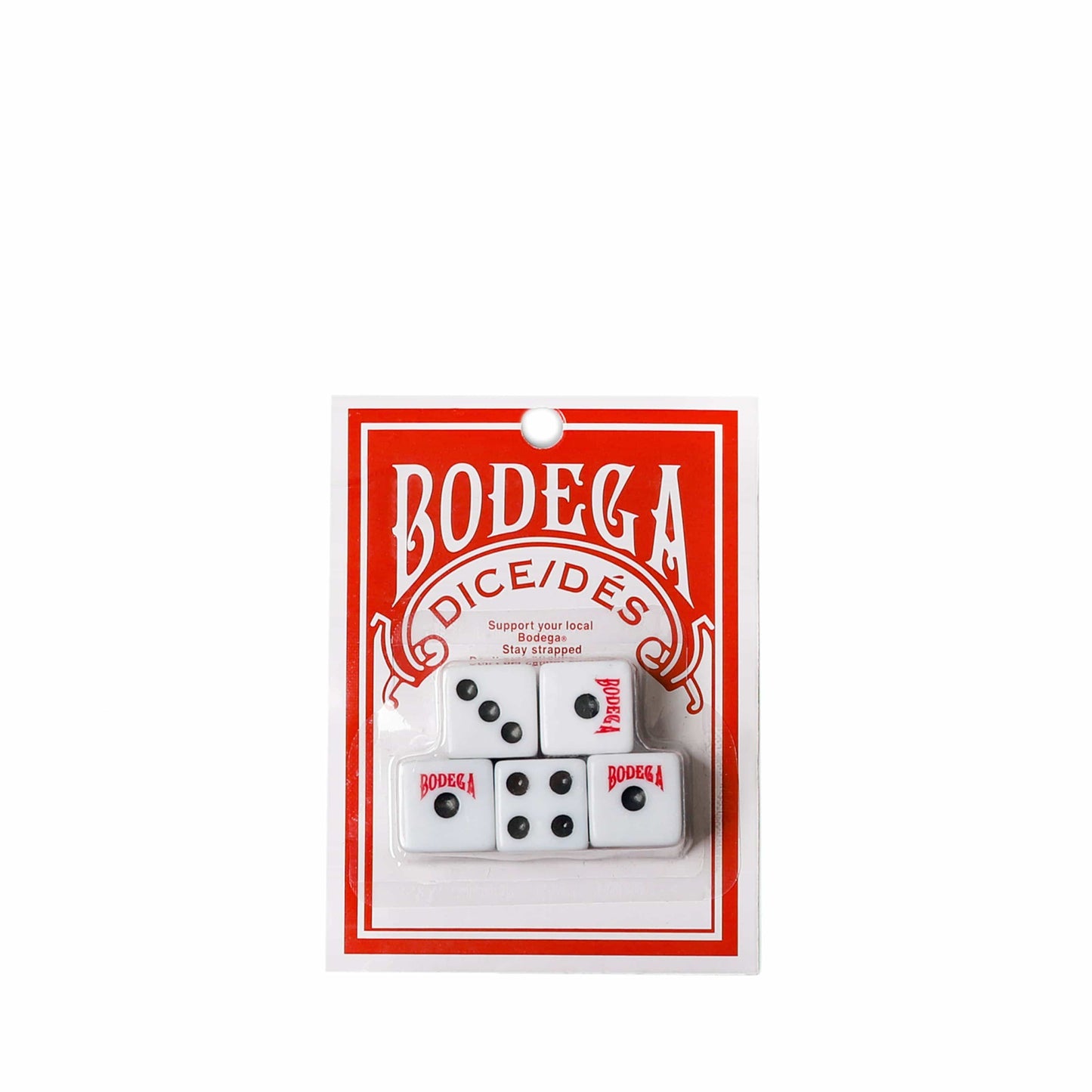 Bodega Home WHITE/BLACK / O/S BODEGA DICE