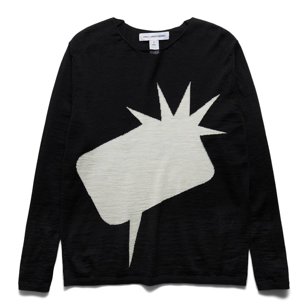 MEN'S SWEATER KNIT BLACK/OFF WHITE Bodega