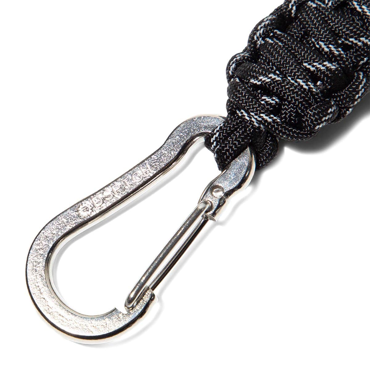 DSPTCH Odds & Ends BLACK 3M/STEEL / O/S BRAIDED KEY CHAIN