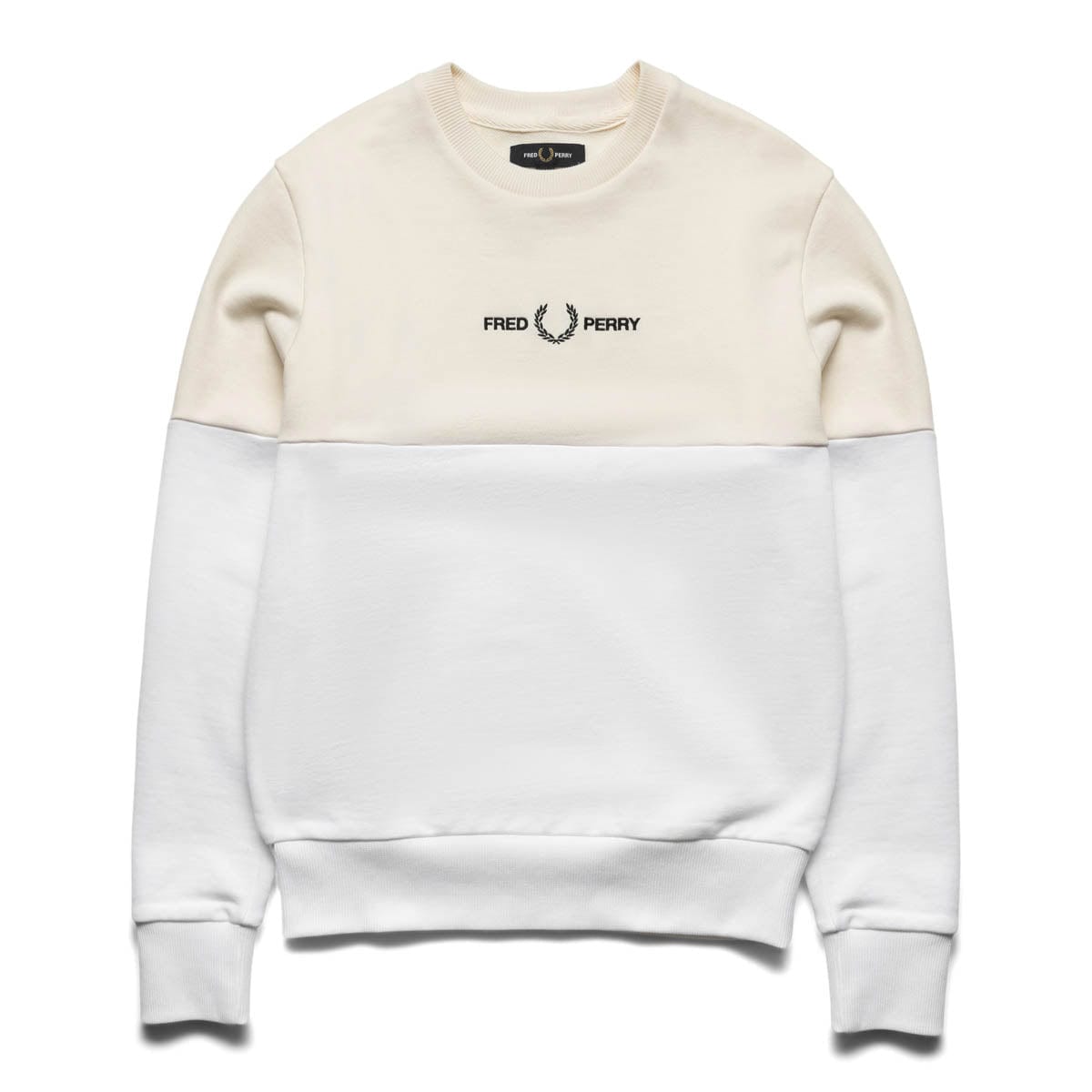 Fred perry 2024 colour block sweatshirt