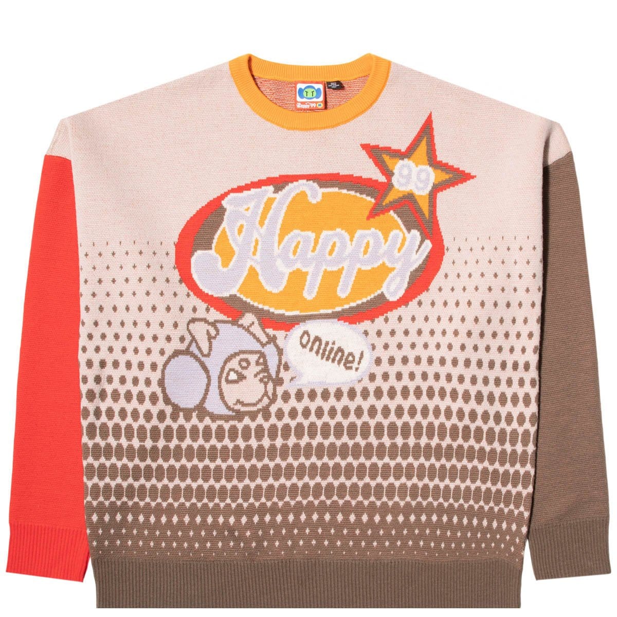 CLIO BOBA MILK TEA KNIT SWEATER