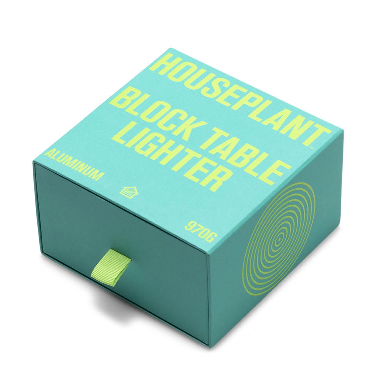 Houseplant BLOCK TABLE LIGHTER GREEN
