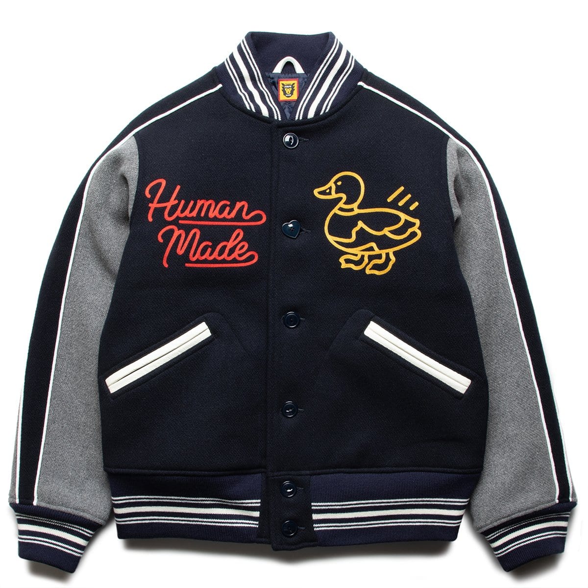 human made stadium jacket (navy) -  store