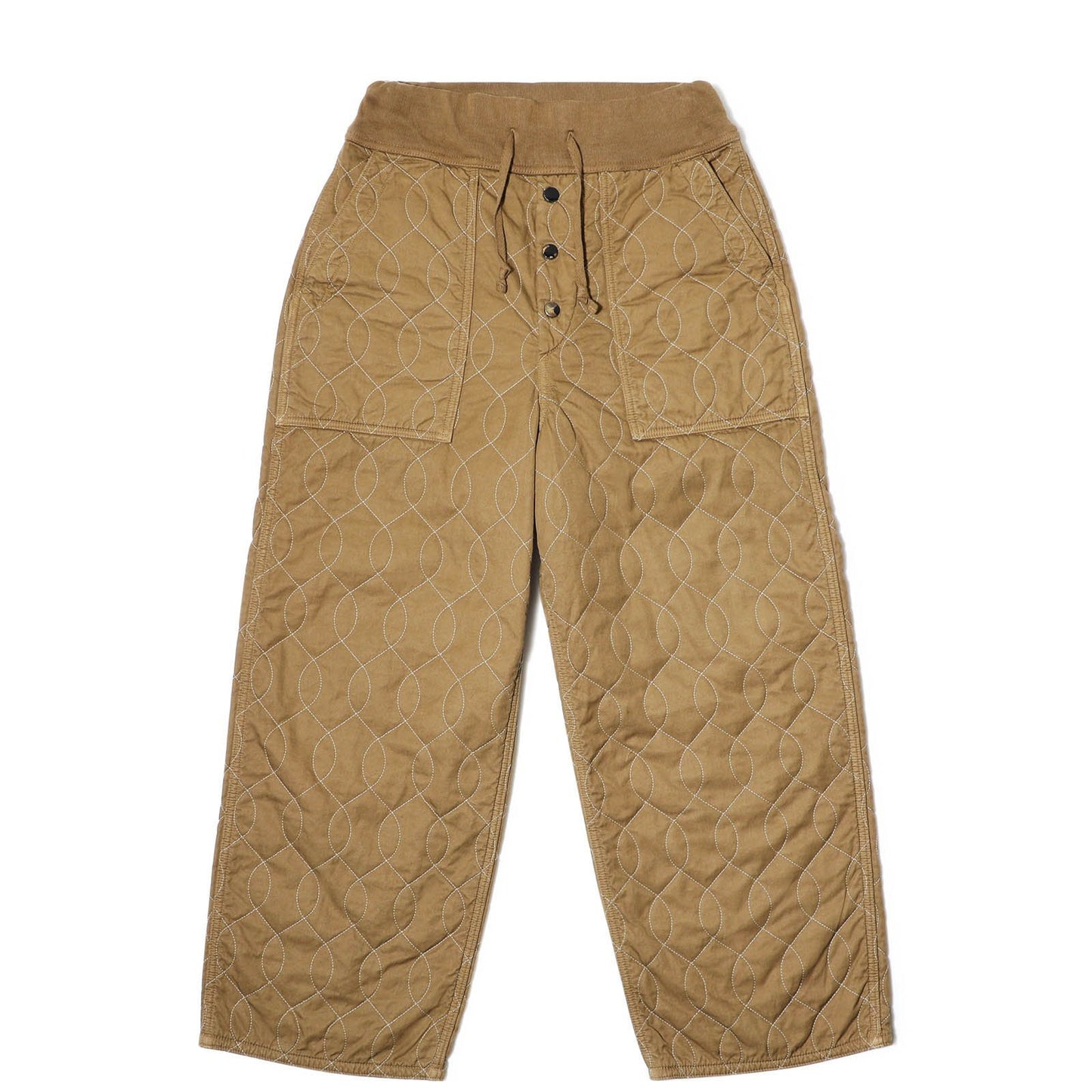 Kapital Bottoms DENSED TWILL X QUILTING PANTS