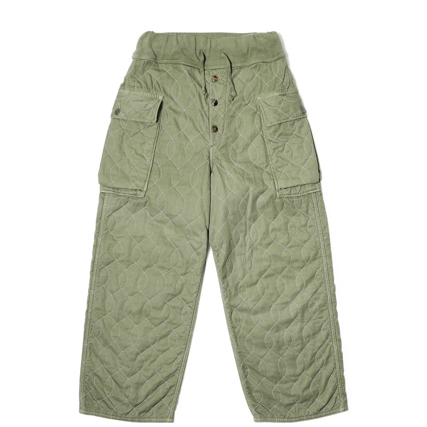 Kapital Bottoms DENSED TWILL X QUILTING PANTS