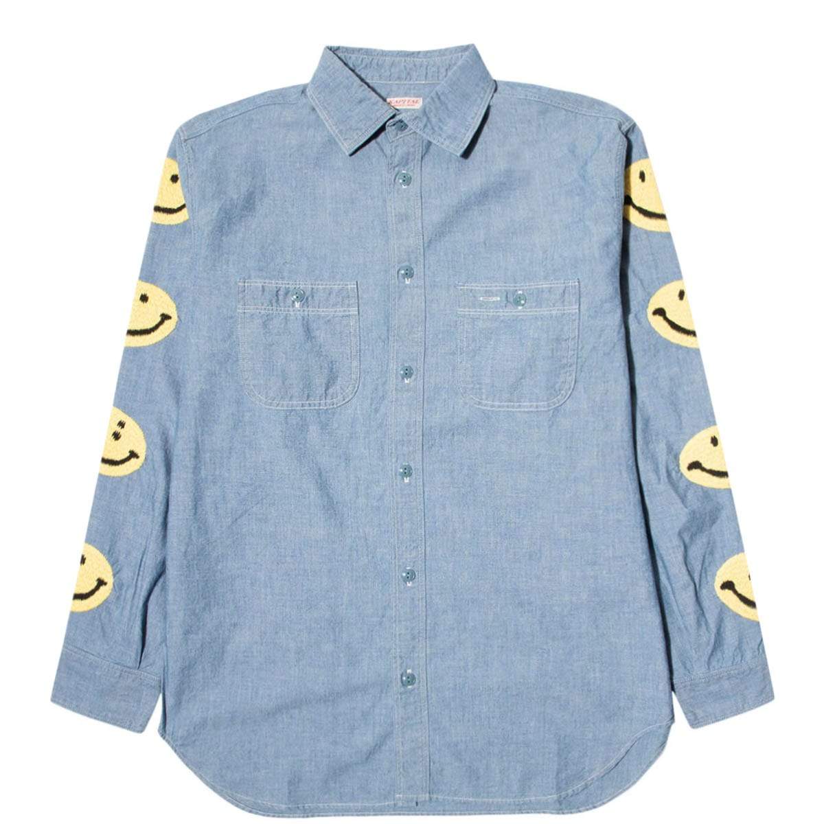 CHAMBRAY WORK SHIRT (SMILE) Sax – Bodega