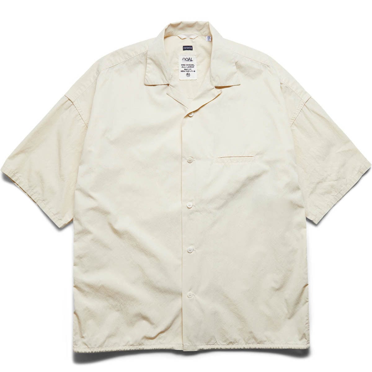 OPEN COLLAR WIND H/S SHIRT