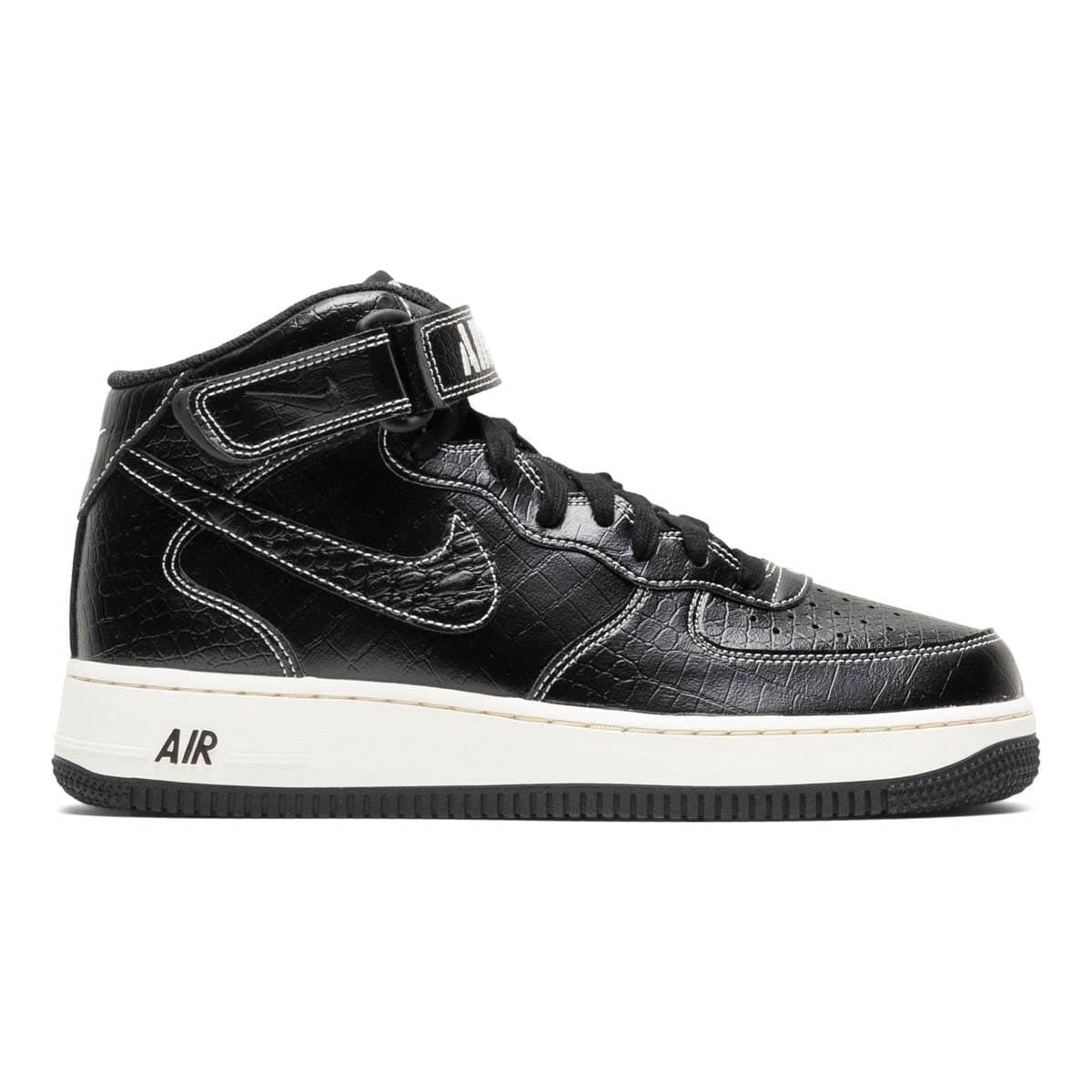 BOX ONLY - Nike Air Force 1 Mid '07 Black Size Men 8 US - BOX & TISSUE ONLY