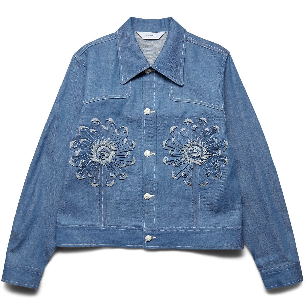 FLOWER DENIM JACKET