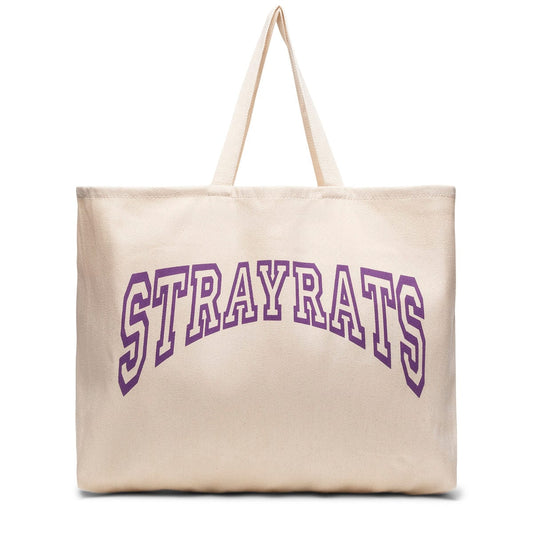 Stray Rats Bags NATURAL / O/S ARCH LOGO TOTE BAG