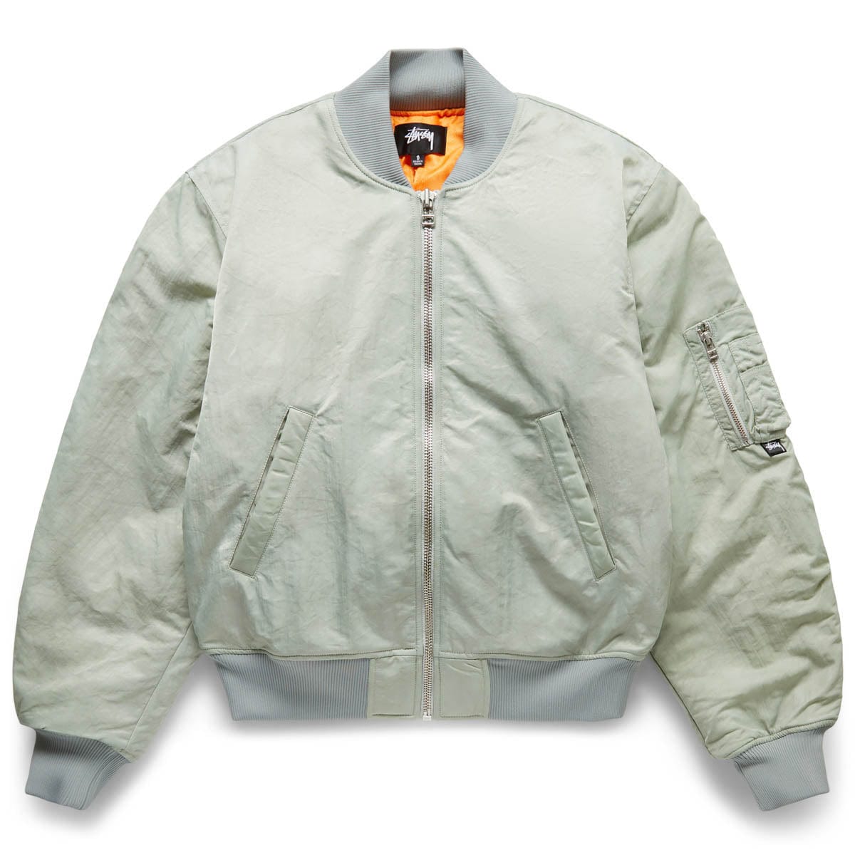 DYED NYLON BOMBER JACKET