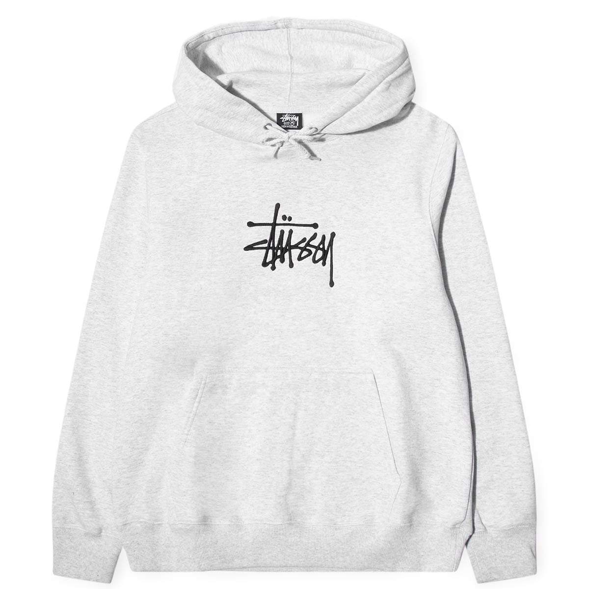 Stussy hoodie ash discount heather