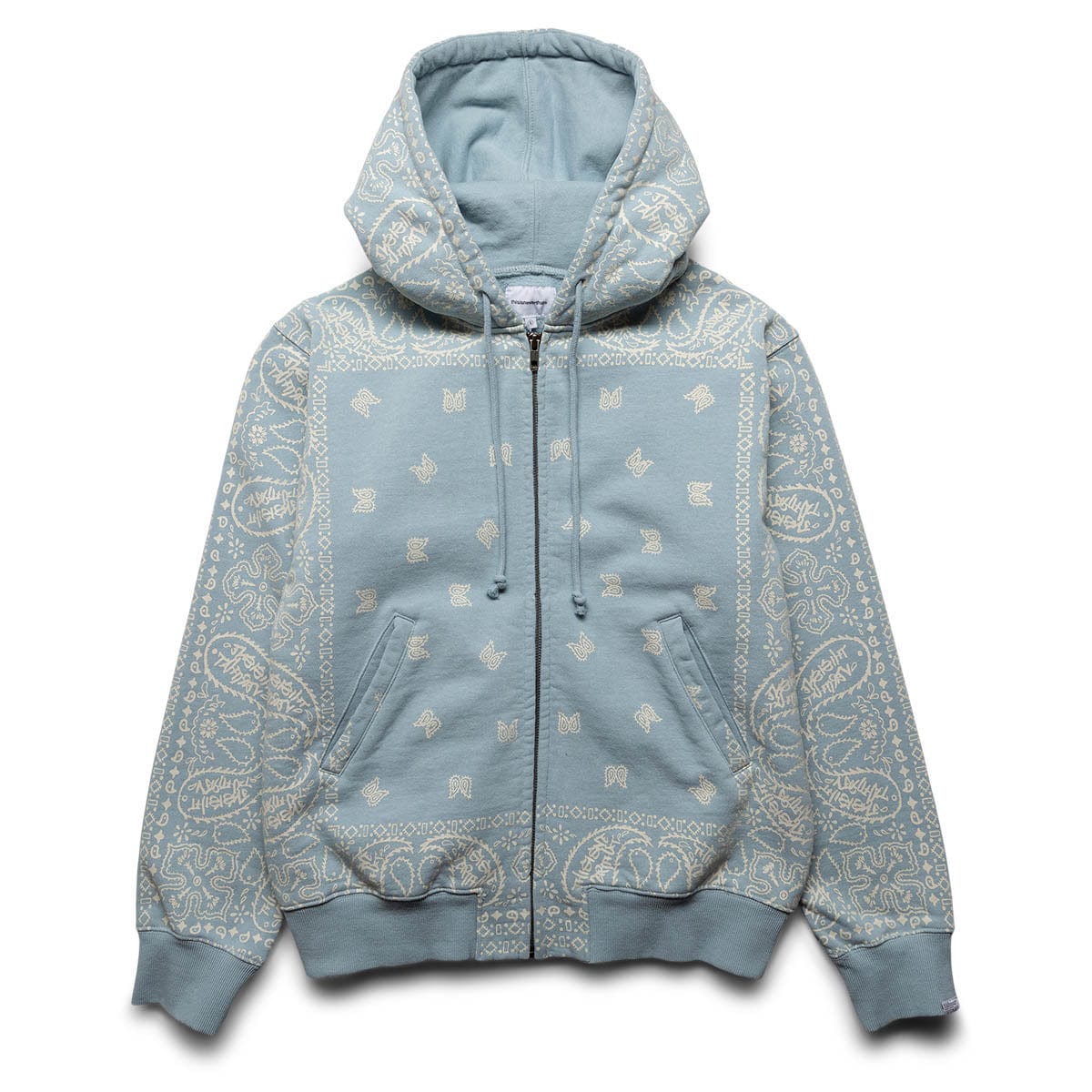 BANDANA ZIP UP SWEAT Aqua Bodega