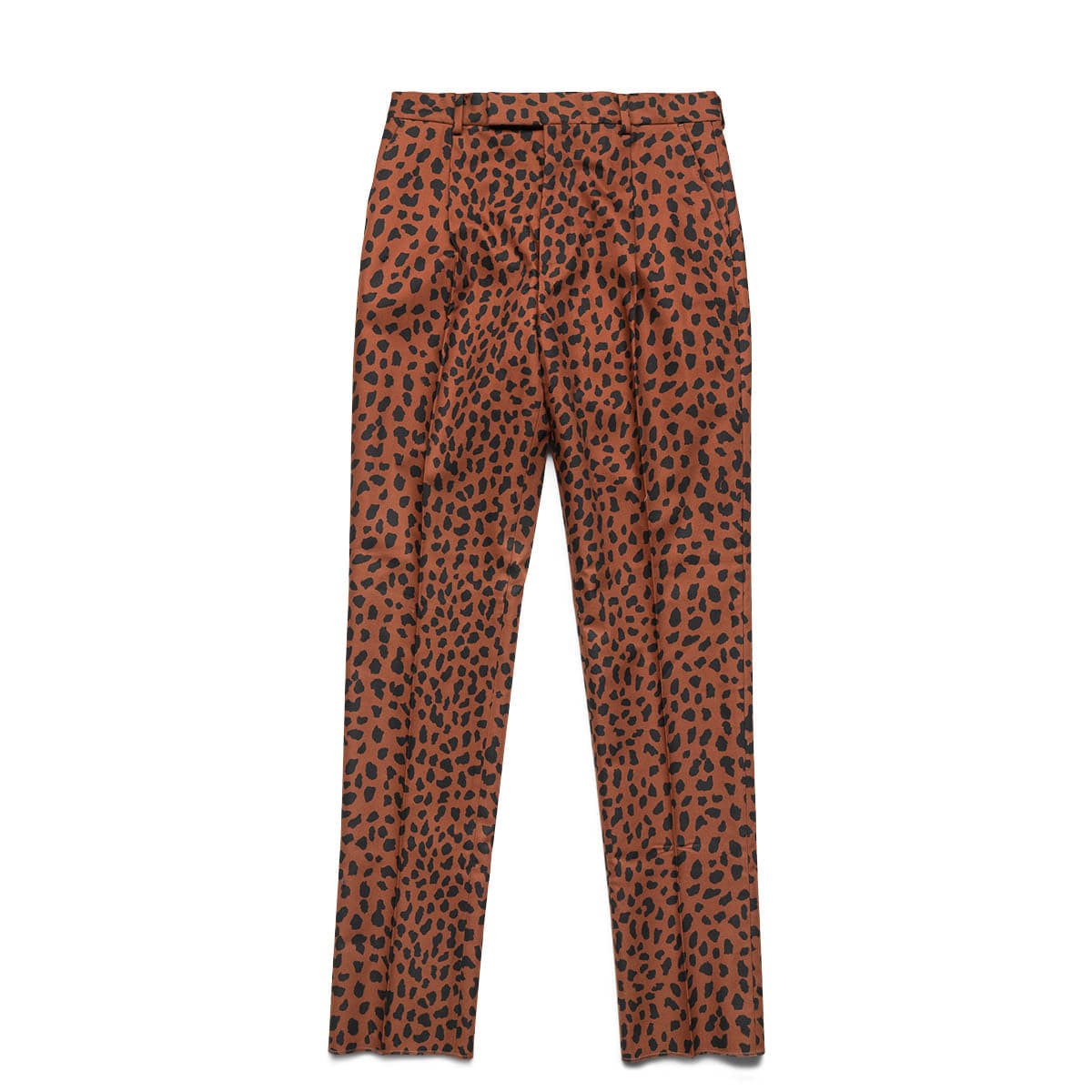 WACKO MARIA LEOPARD PLEATED TROUSERS - スラックス