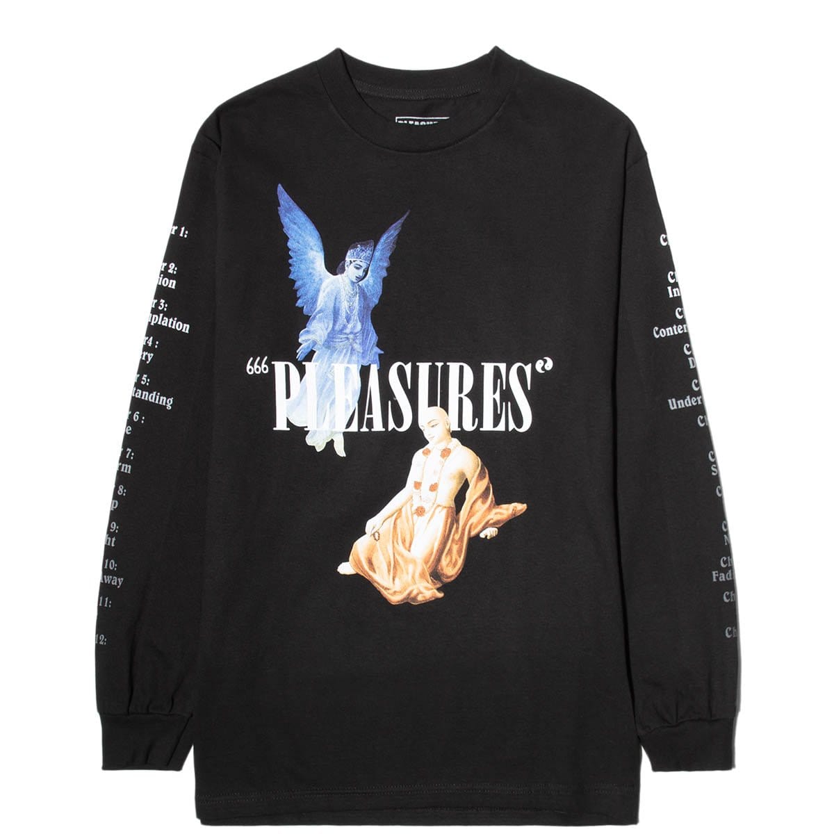 Pleasures RETURN LONG SLEEVE T-SHIRT Black