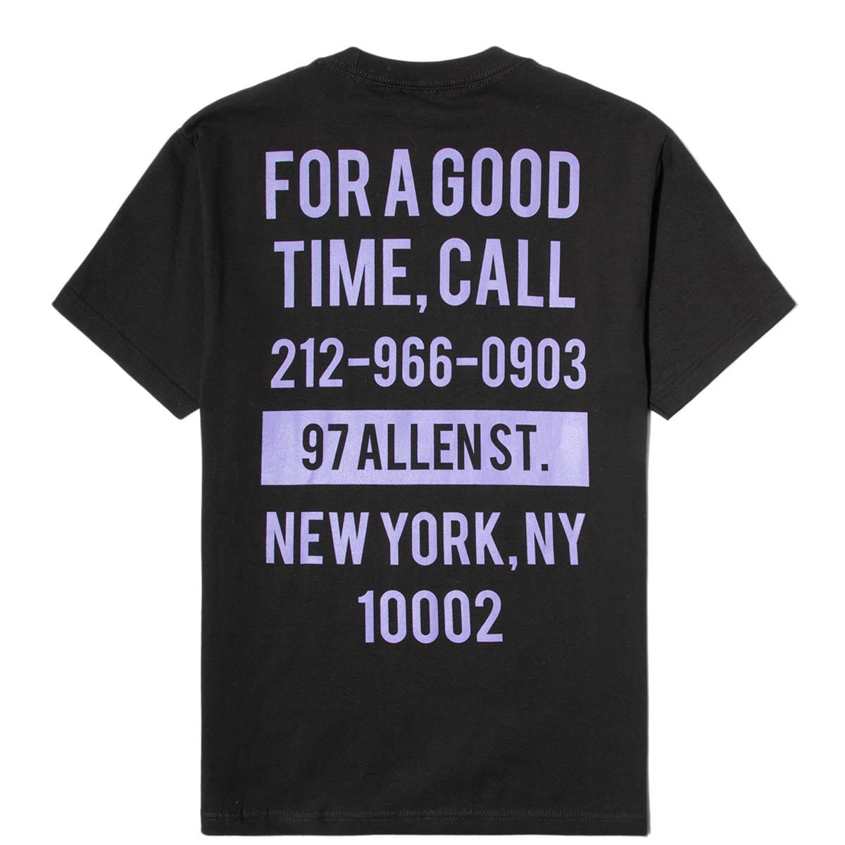 GOOD TIME TEE BLACK / VIOLET M TGCSP2003