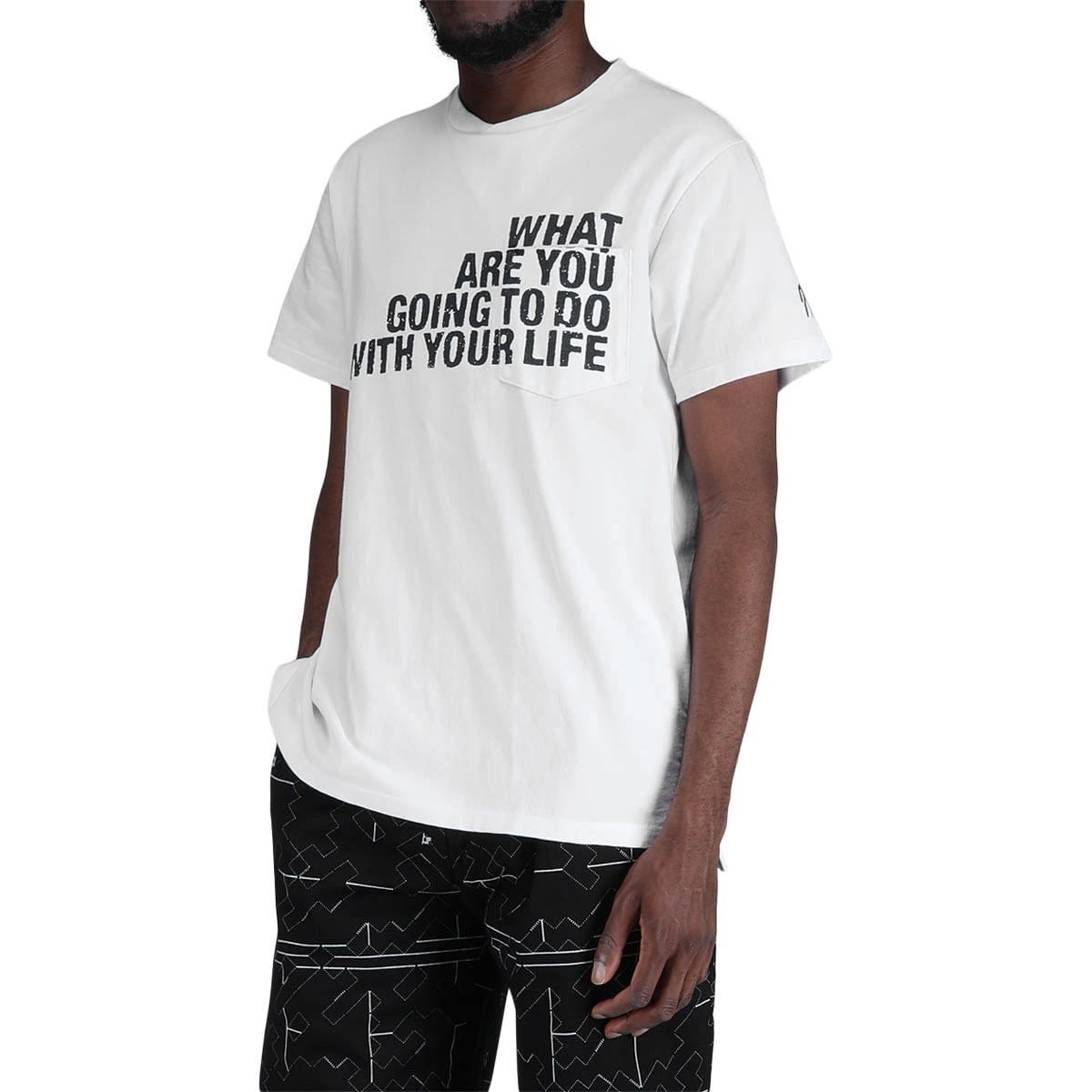 Engineered Garments T-Shirts CROSS CREW NECK T-SHIRT
