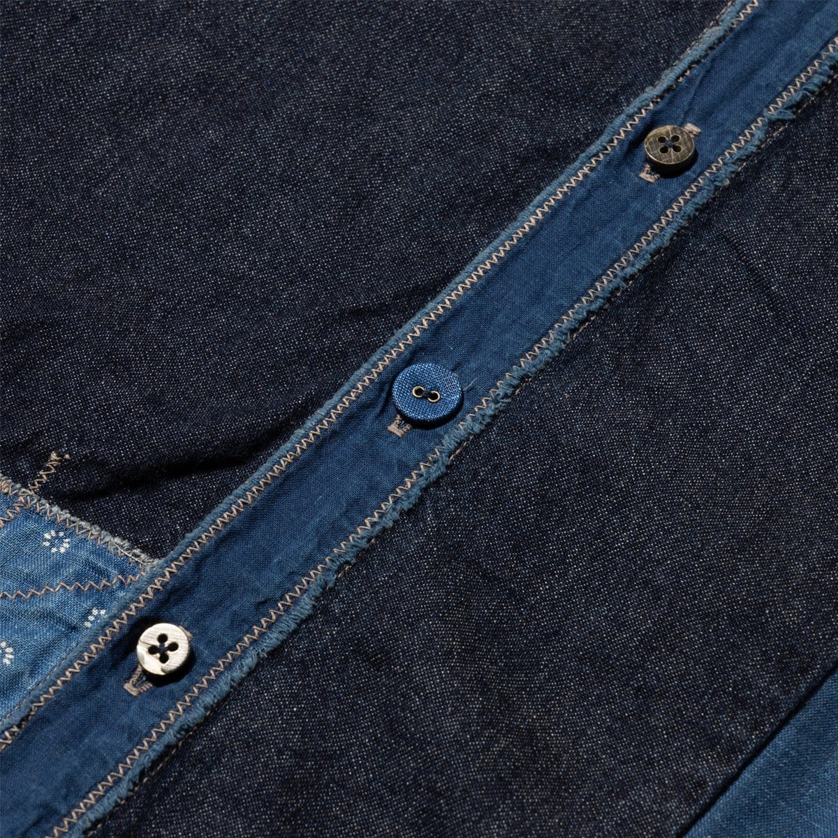 Kapital Shirts IDG PATCHWORK KATMANDU SHIRT